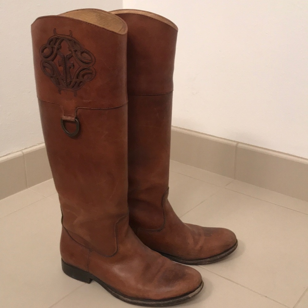 Brown Frye Knee High Boots